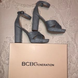 BCBGeneration Powder Blue Heels